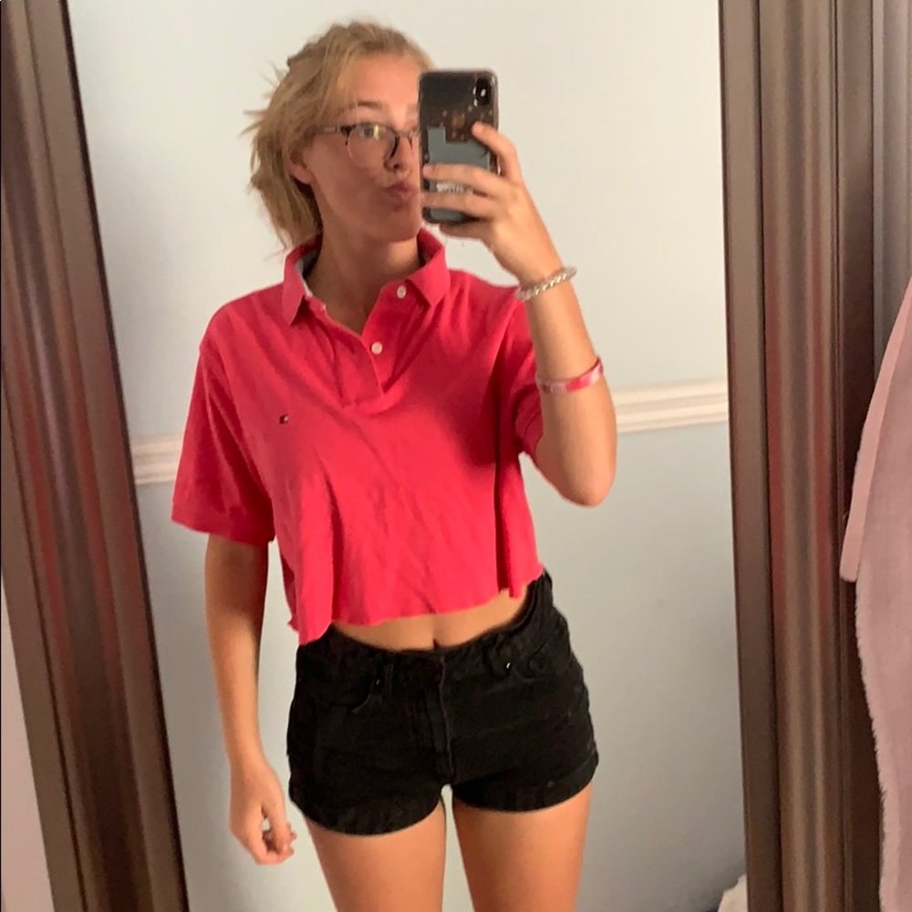 Vintage TH pink top